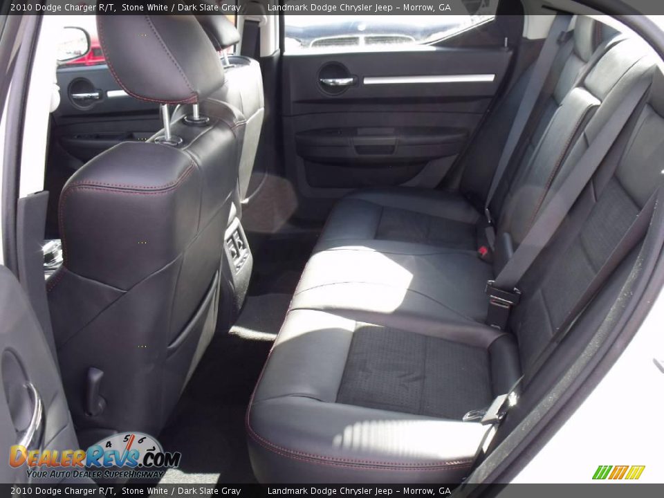 2010 Dodge Charger R/T Stone White / Dark Slate Gray Photo #8