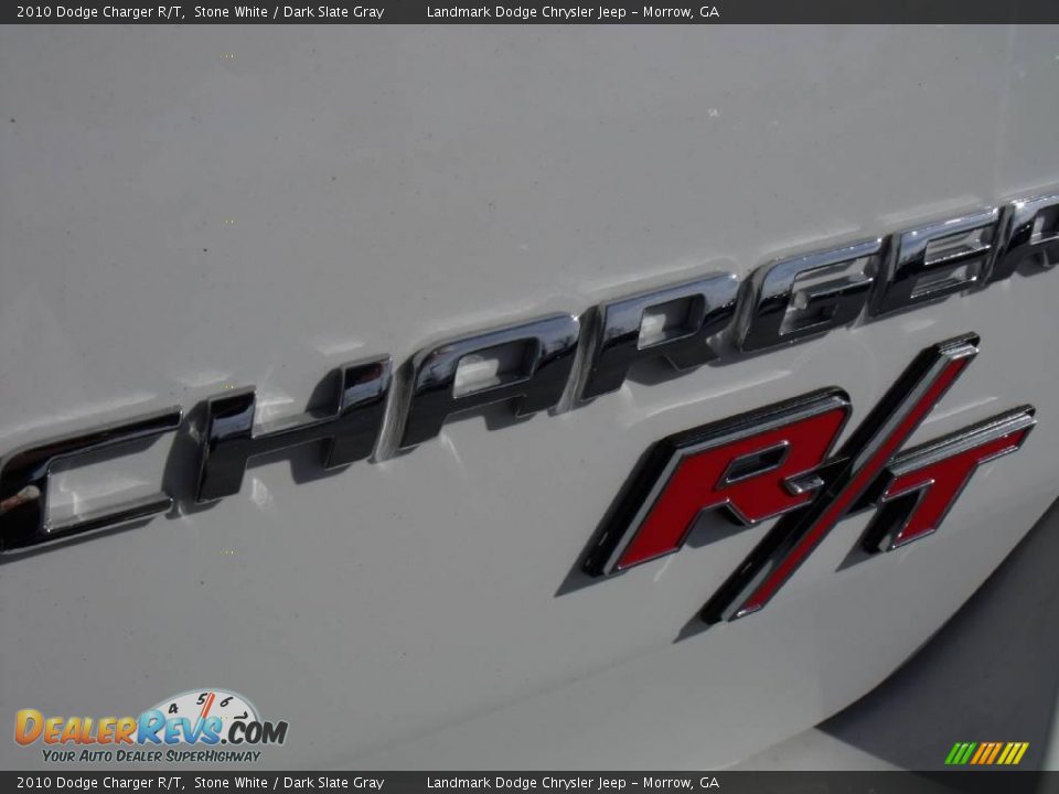 2010 Dodge Charger R/T Stone White / Dark Slate Gray Photo #9