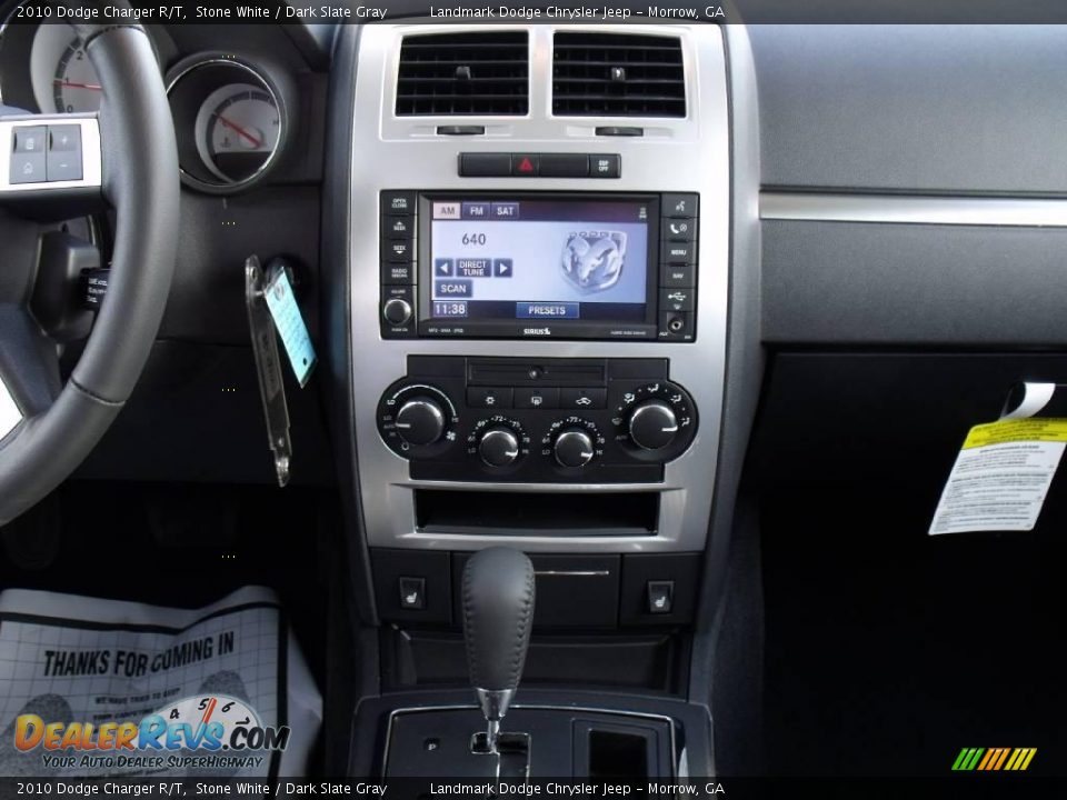 2010 Dodge Charger R/T Stone White / Dark Slate Gray Photo #10