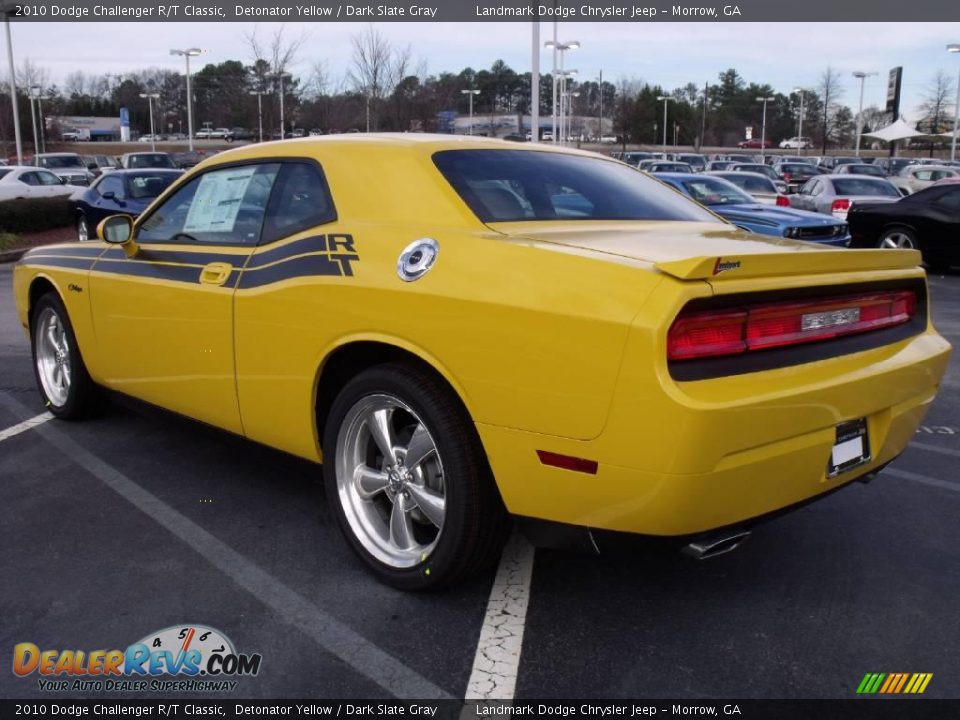 2010 Dodge Challenger R/T Classic Detonator Yellow / Dark Slate Gray Photo #2