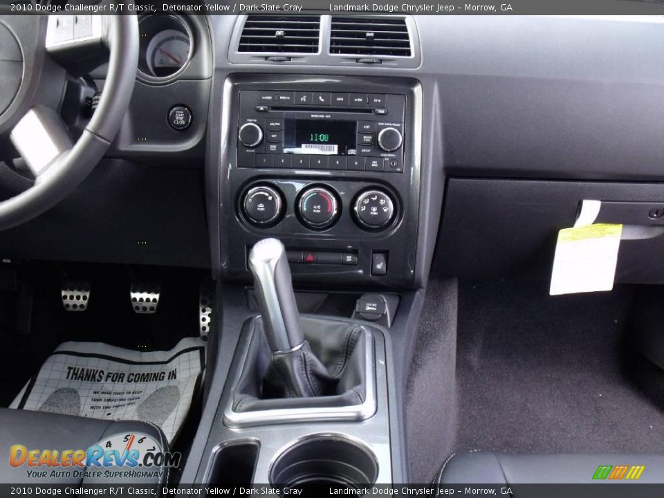 2010 Dodge Challenger R/T Classic Detonator Yellow / Dark Slate Gray Photo #11