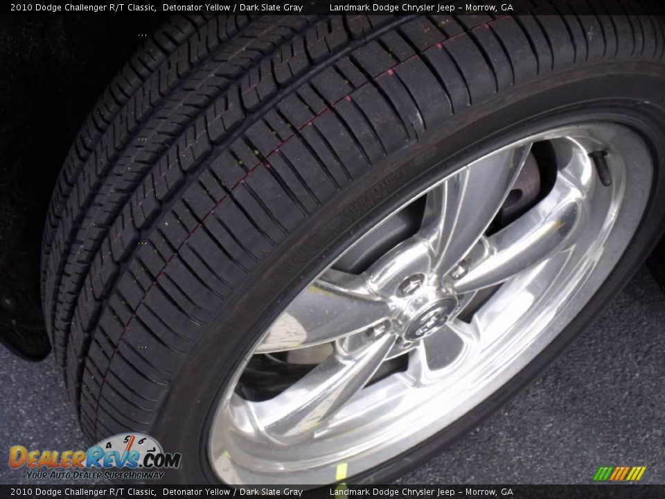 2010 Dodge Challenger R/T Classic Detonator Yellow / Dark Slate Gray Photo #14