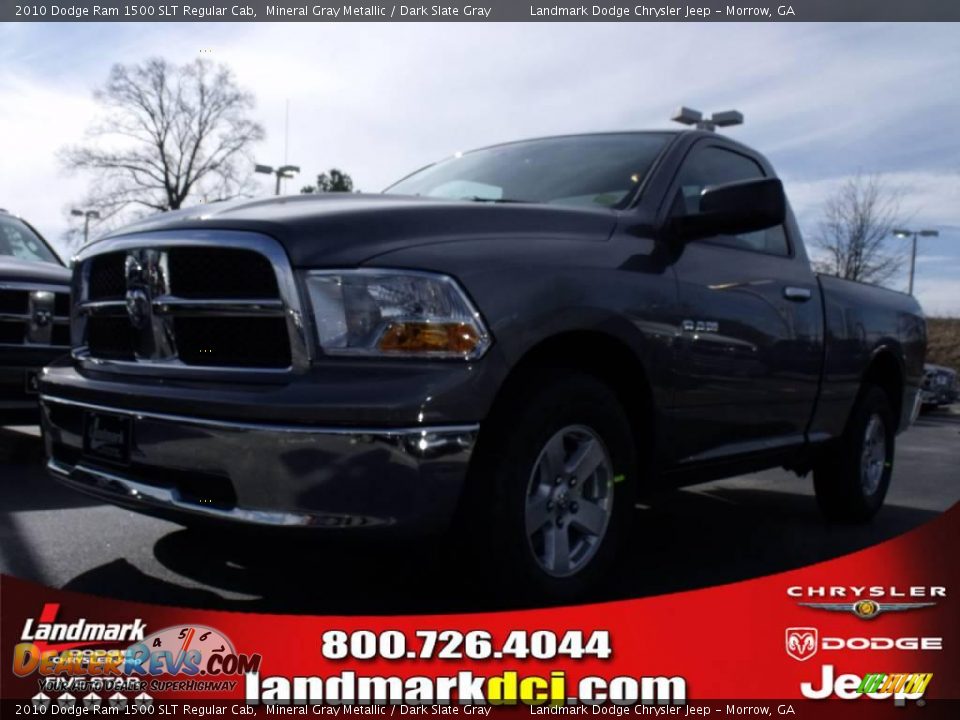 2010 Dodge Ram 1500 SLT Regular Cab Mineral Gray Metallic / Dark Slate Gray Photo #1