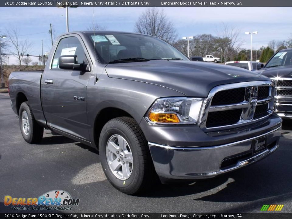 2010 Dodge Ram 1500 SLT Regular Cab Mineral Gray Metallic / Dark Slate Gray Photo #4