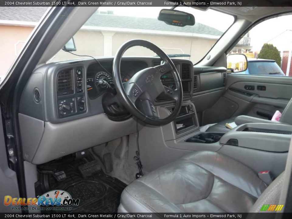 2004 Chevrolet Suburban 1500 LT 4x4 Dark Green Metallic / Gray/Dark Charcoal Photo #4