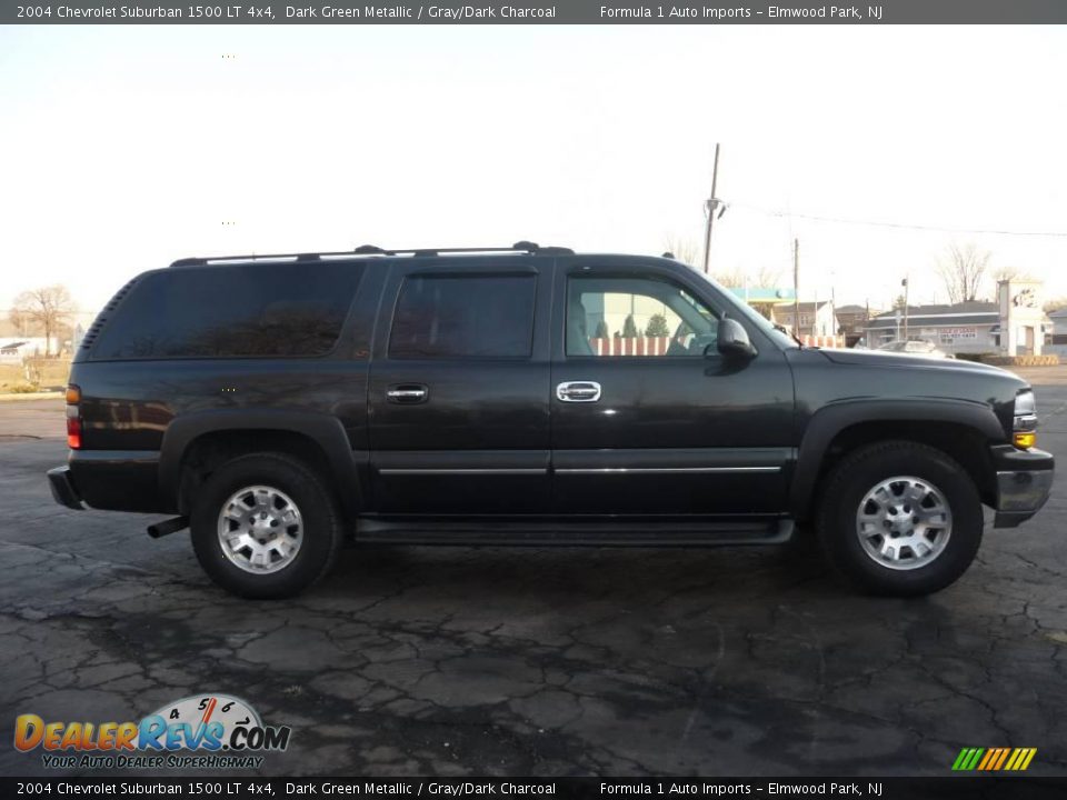 2004 Chevrolet Suburban 1500 LT 4x4 Dark Green Metallic / Gray/Dark Charcoal Photo #5