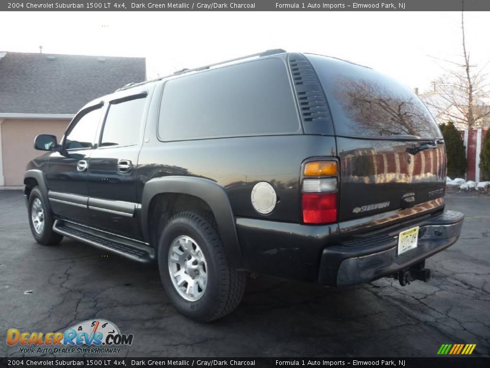2004 Chevrolet Suburban 1500 LT 4x4 Dark Green Metallic / Gray/Dark Charcoal Photo #8