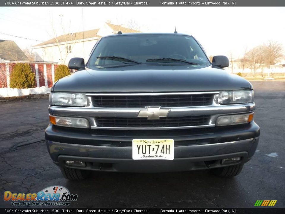 2004 Chevrolet Suburban 1500 LT 4x4 Dark Green Metallic / Gray/Dark Charcoal Photo #10