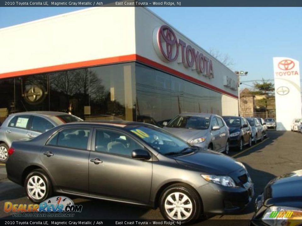 2010 Toyota Corolla LE Magnetic Gray Metallic / Ash Photo #1
