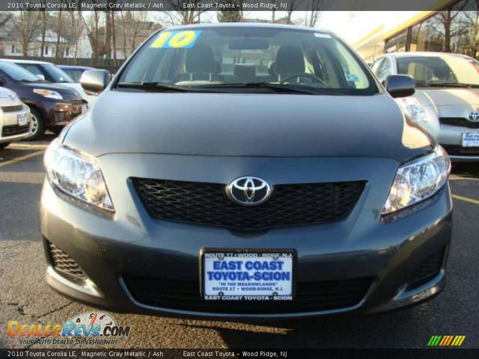 2010 Toyota Corolla LE Magnetic Gray Metallic / Ash Photo #2