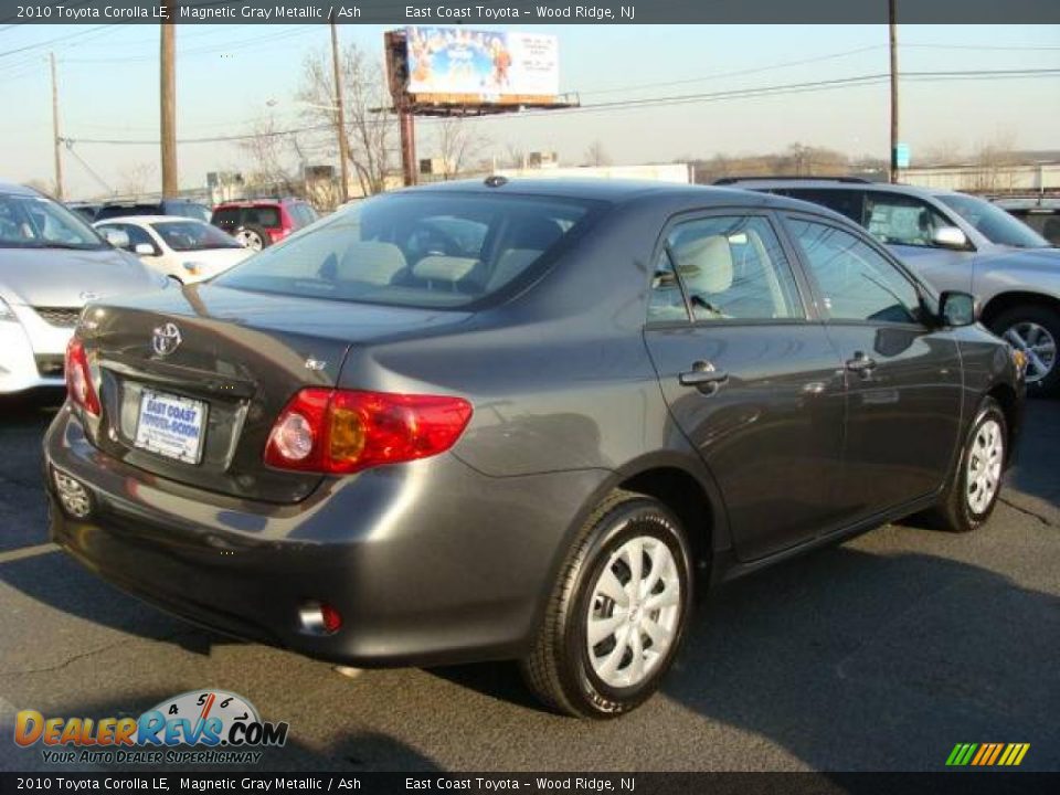 2010 Toyota Corolla LE Magnetic Gray Metallic / Ash Photo #3
