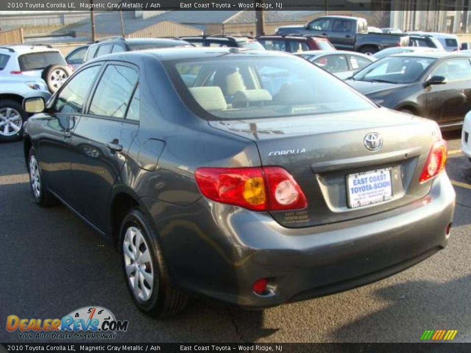 2010 Toyota Corolla LE Magnetic Gray Metallic / Ash Photo #5