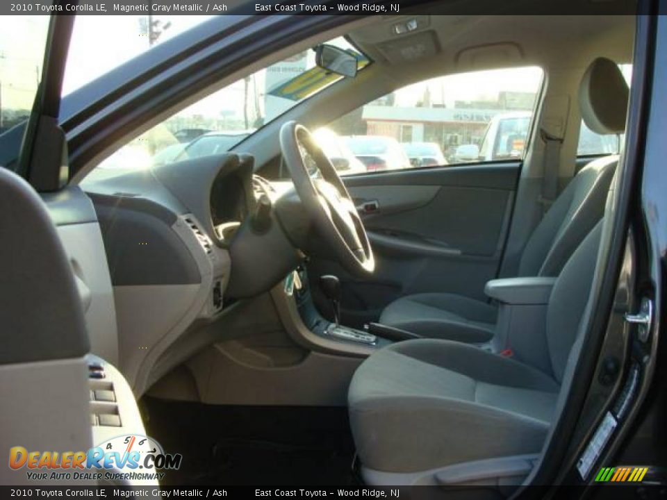 2010 Toyota Corolla LE Magnetic Gray Metallic / Ash Photo #7