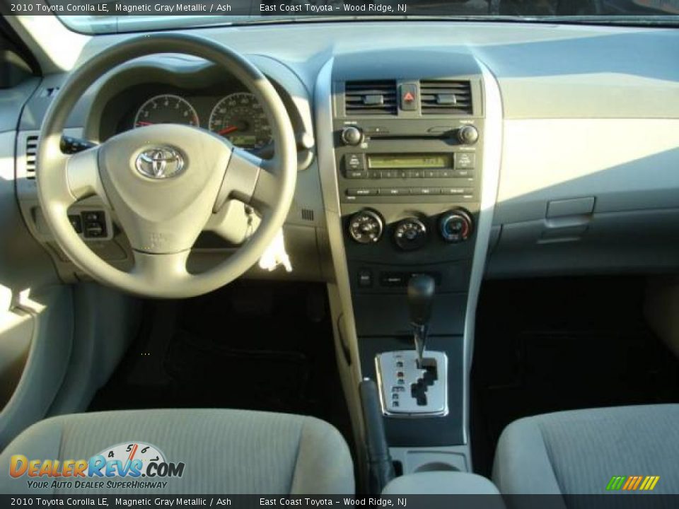 2010 Toyota Corolla LE Magnetic Gray Metallic / Ash Photo #9