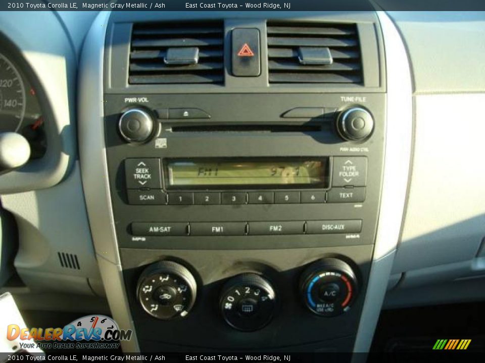 2010 Toyota Corolla LE Magnetic Gray Metallic / Ash Photo #11