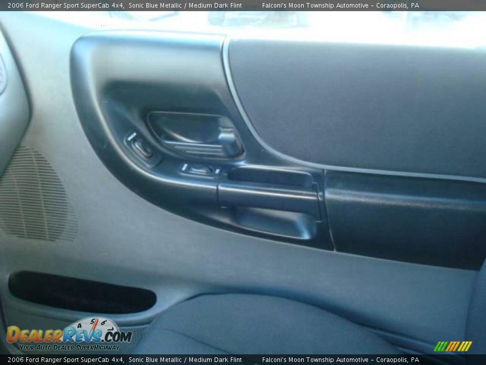 2006 Ford Ranger Sport SuperCab 4x4 Sonic Blue Metallic / Medium Dark Flint Photo #12