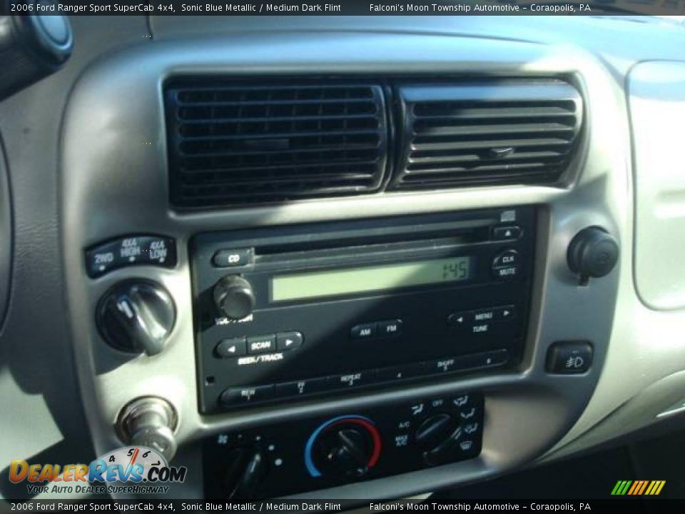 2006 Ford Ranger Sport SuperCab 4x4 Sonic Blue Metallic / Medium Dark Flint Photo #13