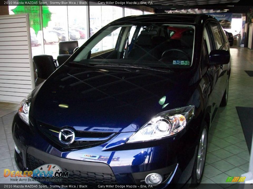 2010 Mazda MAZDA5 Sport Stormy Blue Mica / Black Photo #1