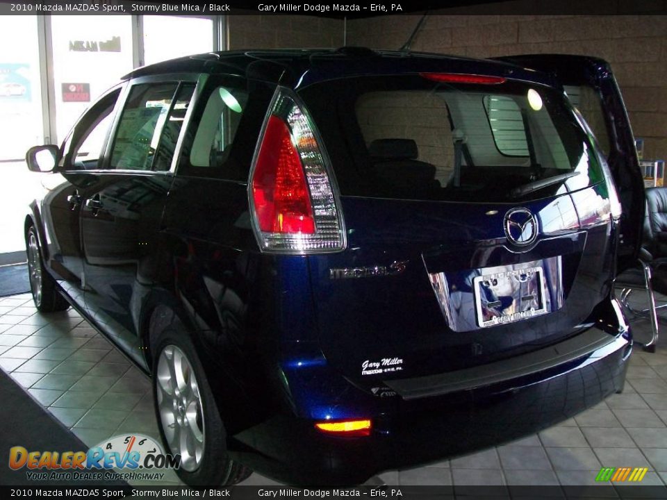2010 Mazda MAZDA5 Sport Stormy Blue Mica / Black Photo #2