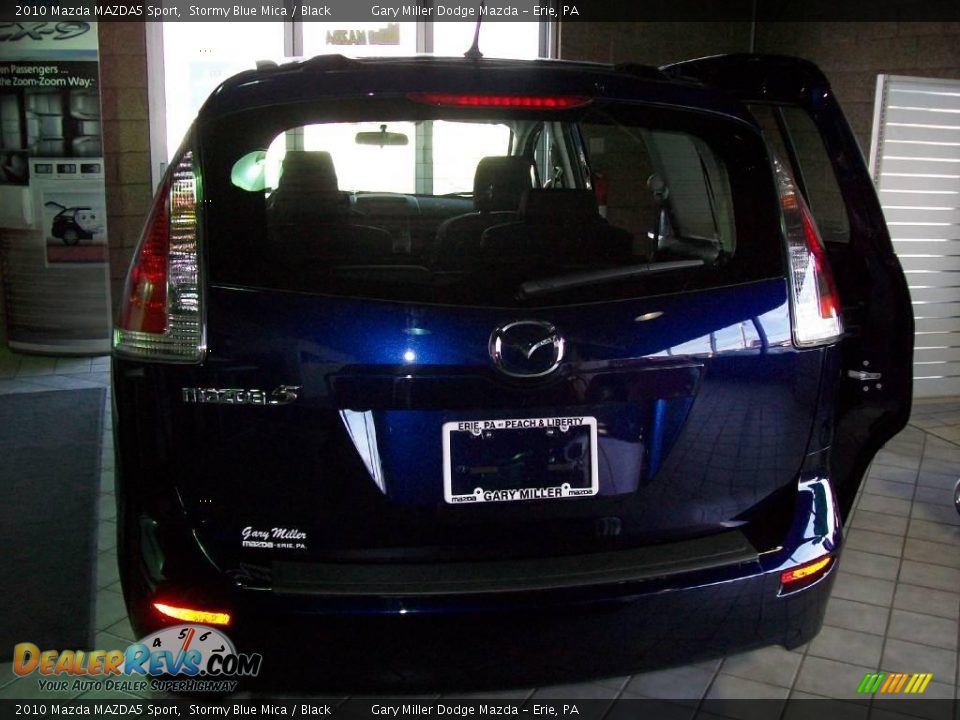 2010 Mazda MAZDA5 Sport Stormy Blue Mica / Black Photo #4