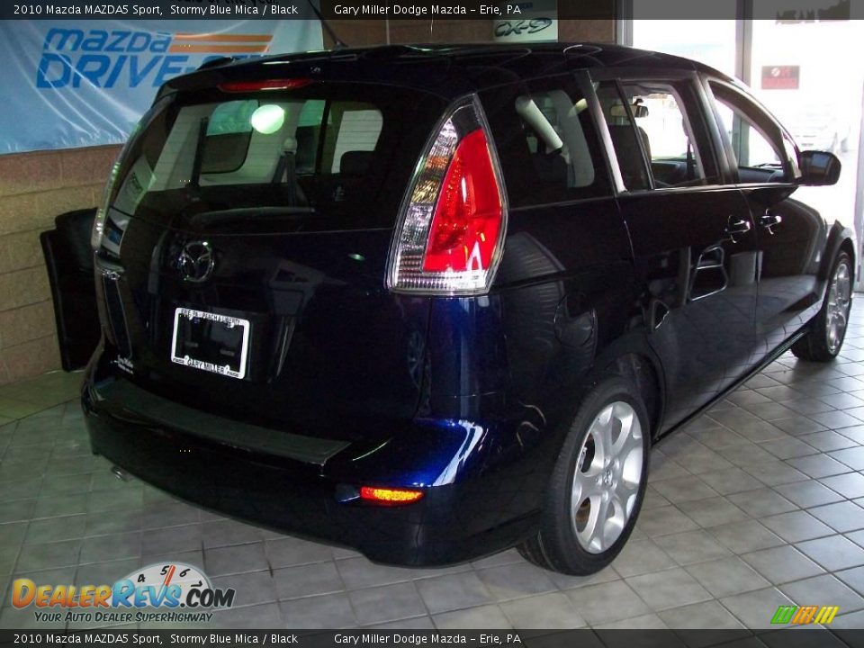 2010 Mazda MAZDA5 Sport Stormy Blue Mica / Black Photo #6