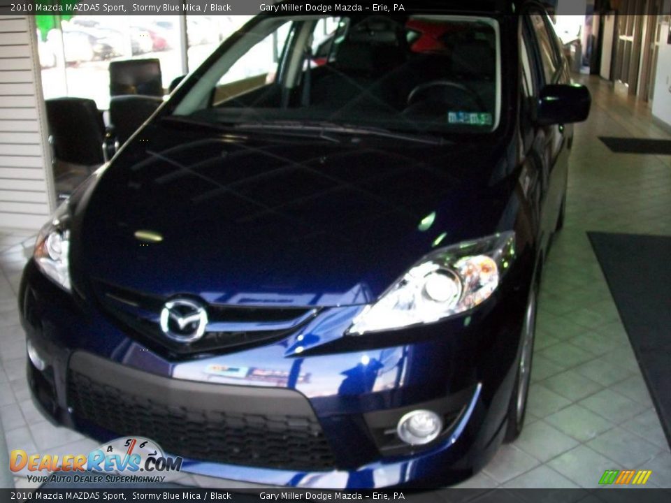 2010 Mazda MAZDA5 Sport Stormy Blue Mica / Black Photo #8