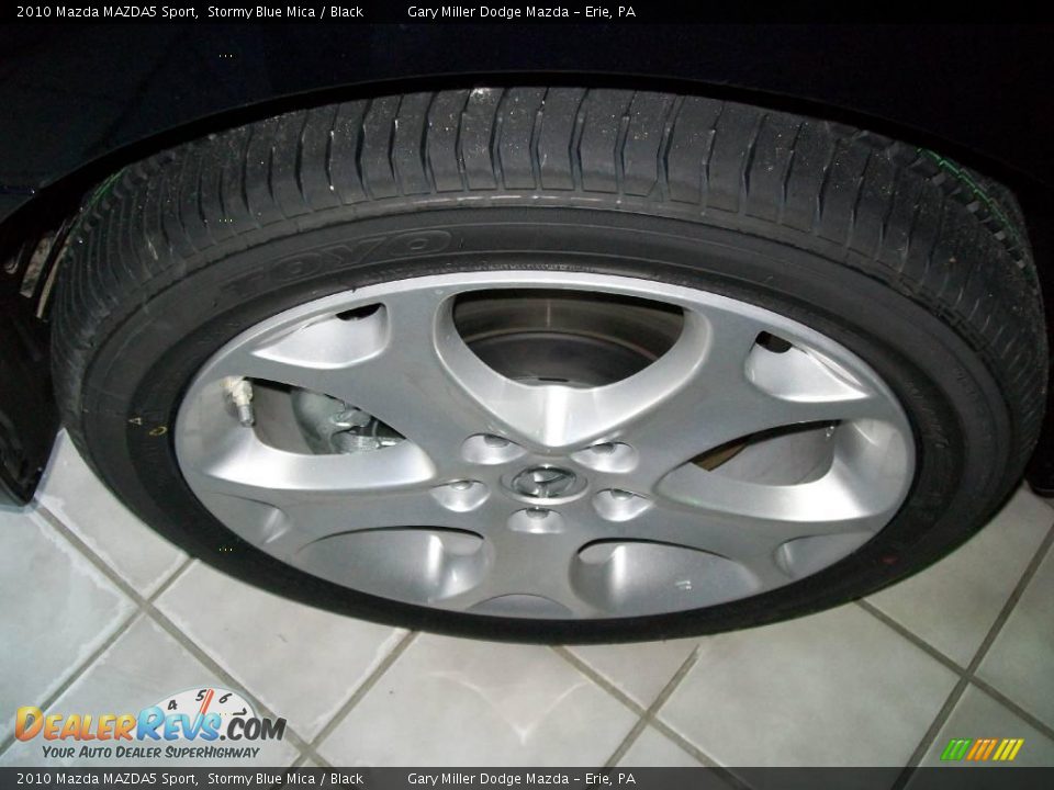 2010 Mazda MAZDA5 Sport Stormy Blue Mica / Black Photo #9
