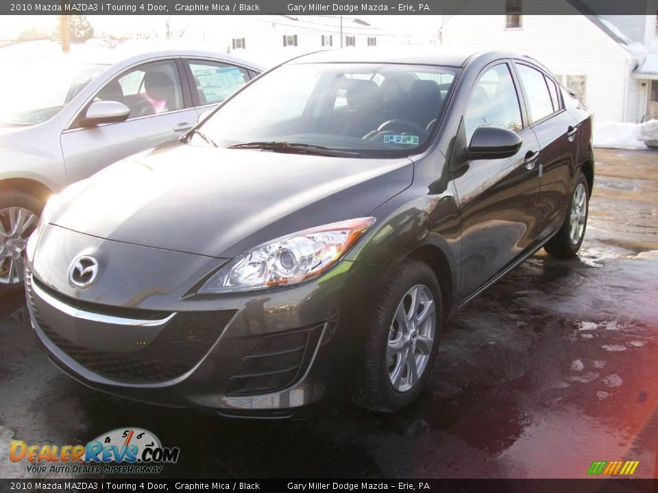 2010 Mazda MAZDA3 i Touring 4 Door Graphite Mica / Black Photo #1