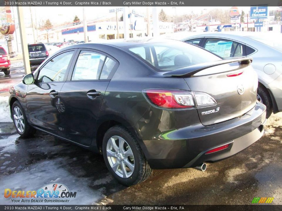 2010 Mazda MAZDA3 i Touring 4 Door Graphite Mica / Black Photo #2