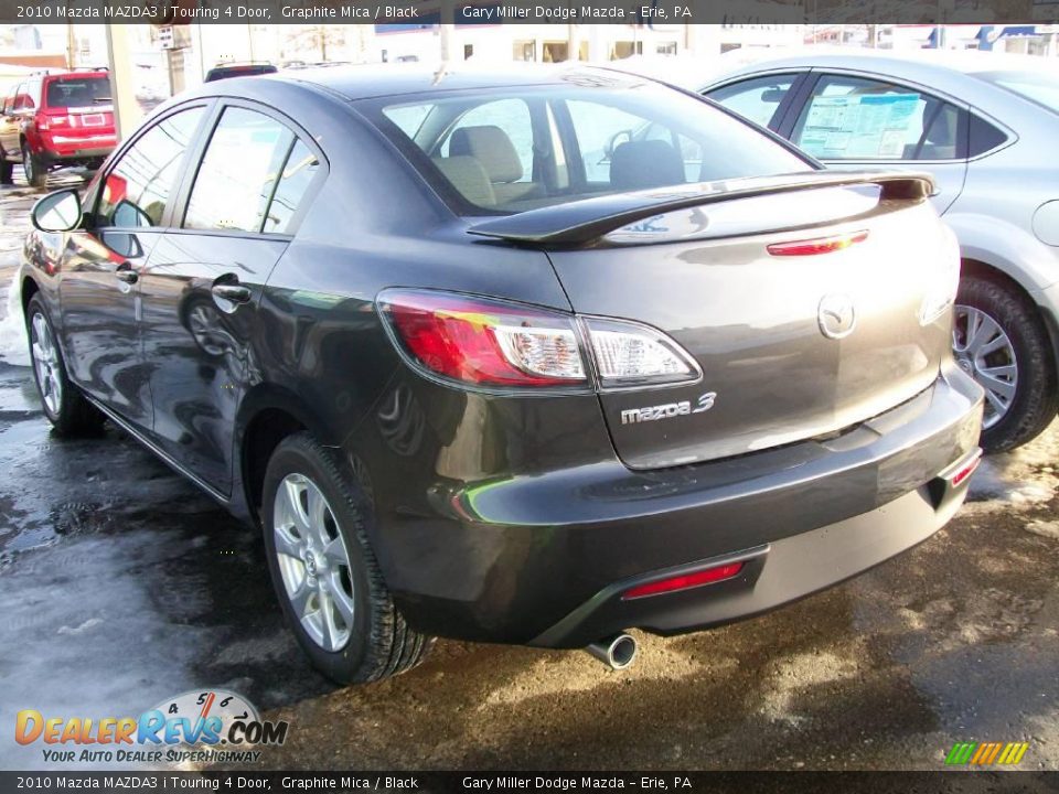 2010 Mazda MAZDA3 i Touring 4 Door Graphite Mica / Black Photo #3