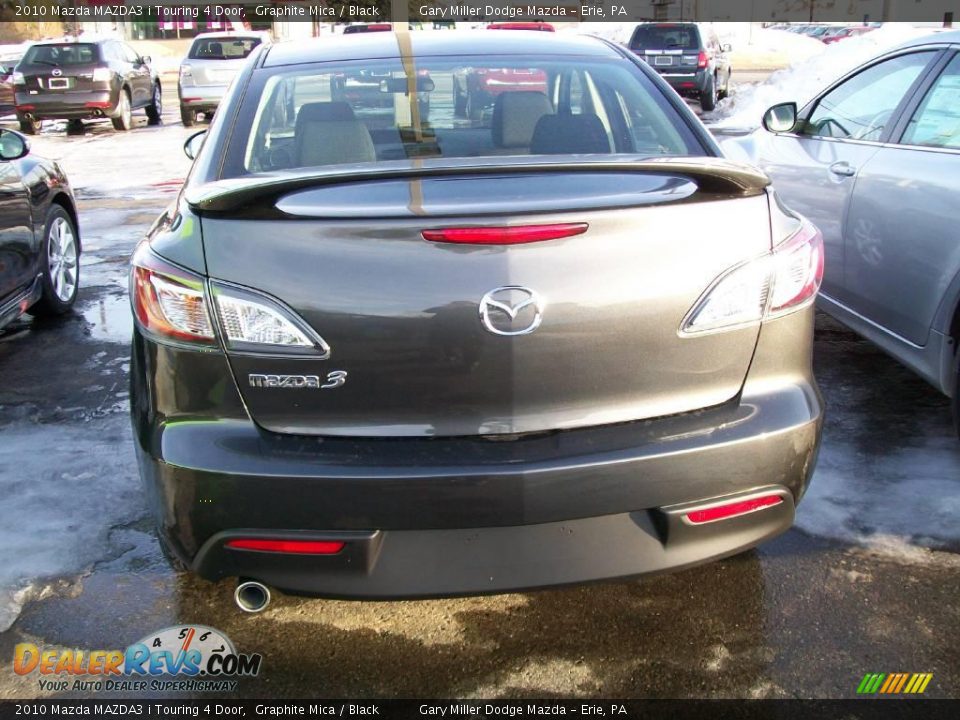2010 Mazda MAZDA3 i Touring 4 Door Graphite Mica / Black Photo #4