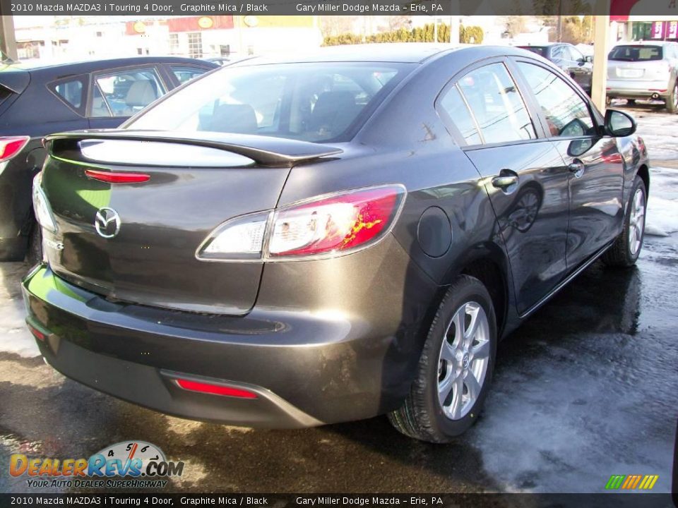 2010 Mazda MAZDA3 i Touring 4 Door Graphite Mica / Black Photo #6