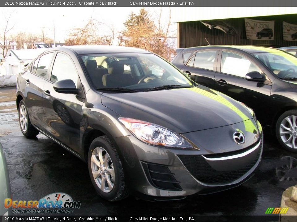 2010 Mazda MAZDA3 i Touring 4 Door Graphite Mica / Black Photo #7