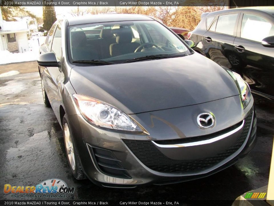 2010 Mazda MAZDA3 i Touring 4 Door Graphite Mica / Black Photo #9
