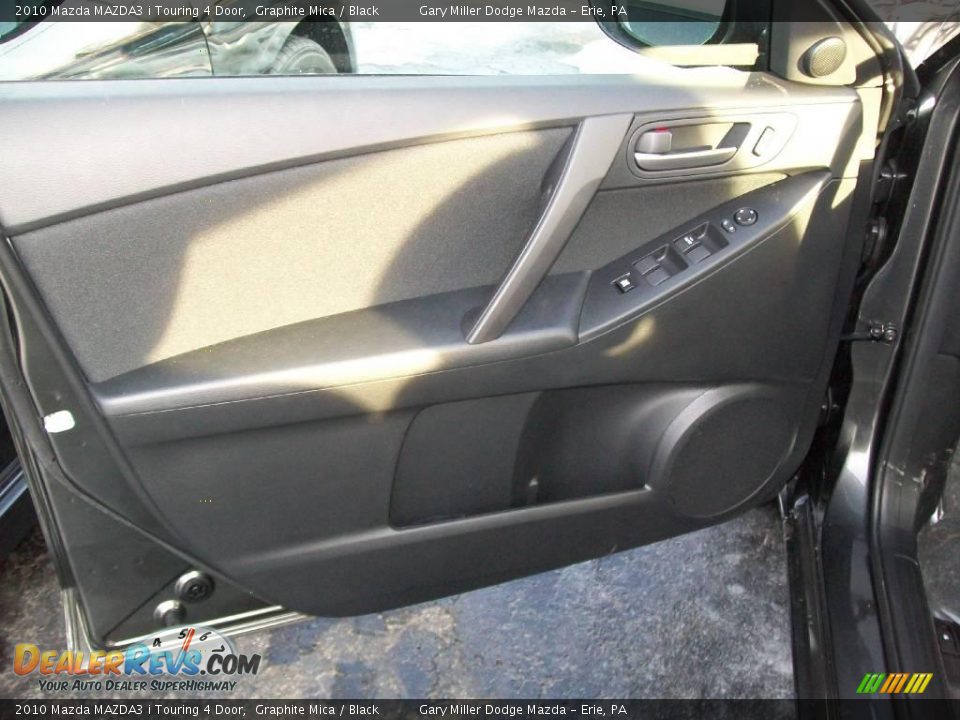 2010 Mazda MAZDA3 i Touring 4 Door Graphite Mica / Black Photo #11