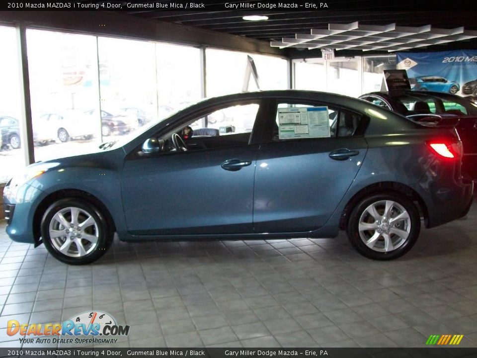 2010 Mazda MAZDA3 i Touring 4 Door Gunmetal Blue Mica / Black Photo #2