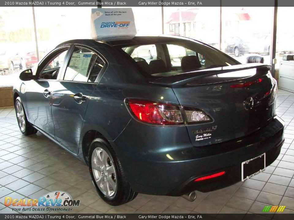 2010 Mazda MAZDA3 i Touring 4 Door Gunmetal Blue Mica / Black Photo #3