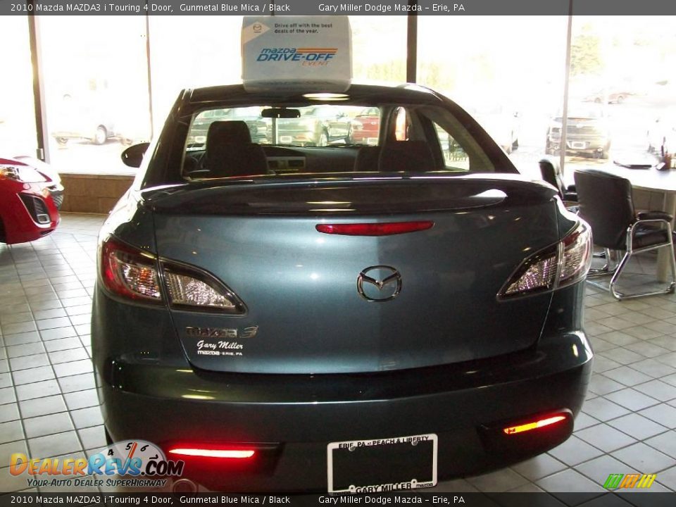 2010 Mazda MAZDA3 i Touring 4 Door Gunmetal Blue Mica / Black Photo #4