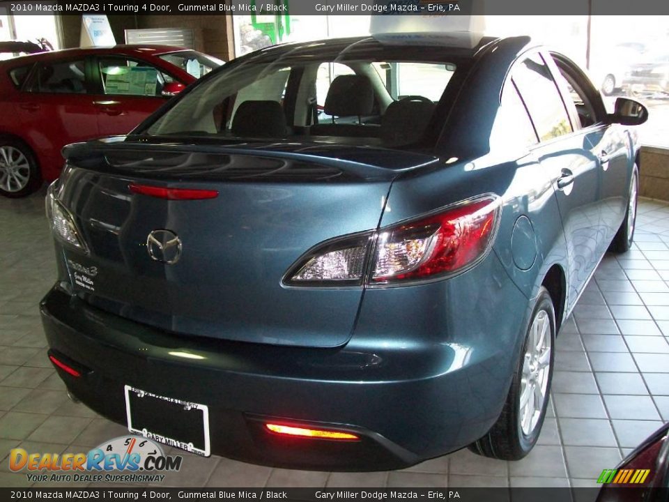 2010 Mazda MAZDA3 i Touring 4 Door Gunmetal Blue Mica / Black Photo #6
