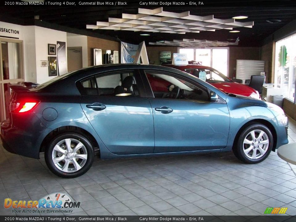 2010 Mazda MAZDA3 i Touring 4 Door Gunmetal Blue Mica / Black Photo #7