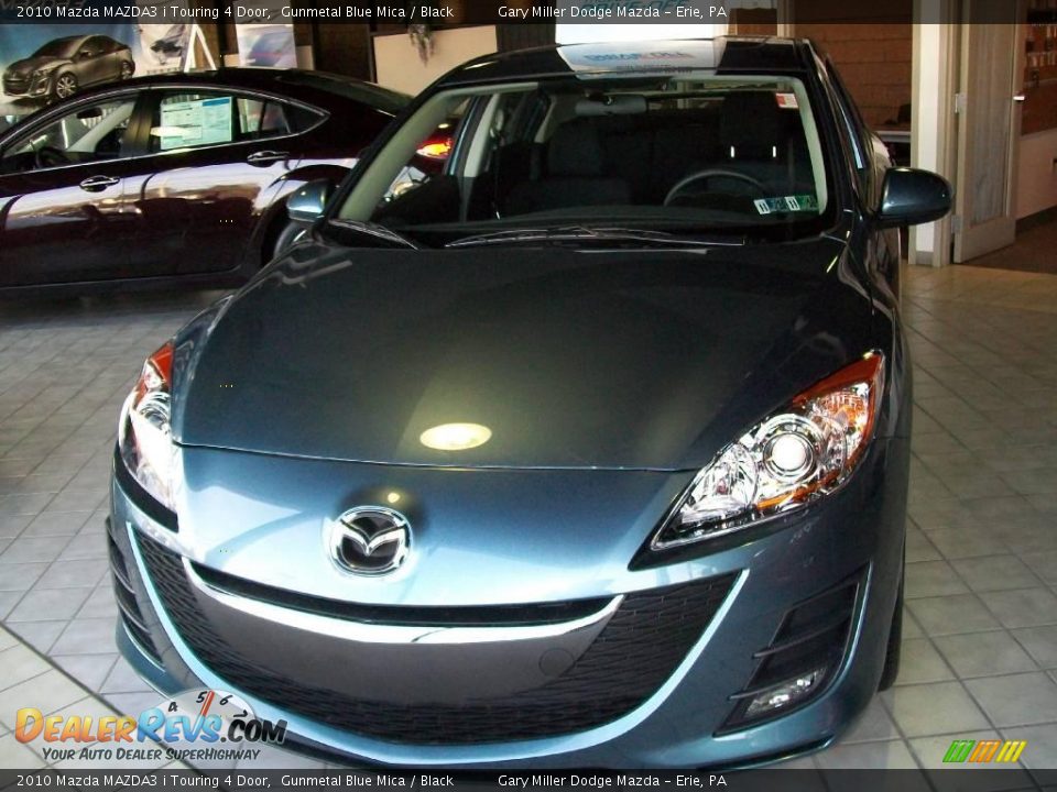 2010 Mazda MAZDA3 i Touring 4 Door Gunmetal Blue Mica / Black Photo #8