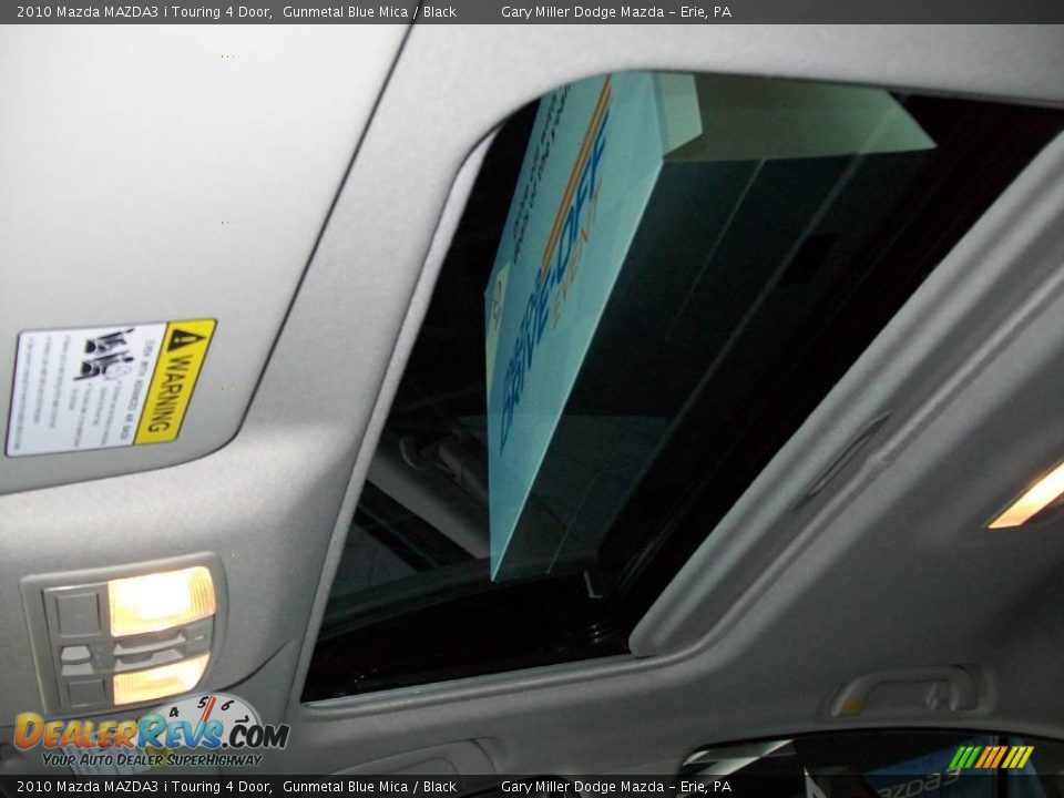 2010 Mazda MAZDA3 i Touring 4 Door Gunmetal Blue Mica / Black Photo #11