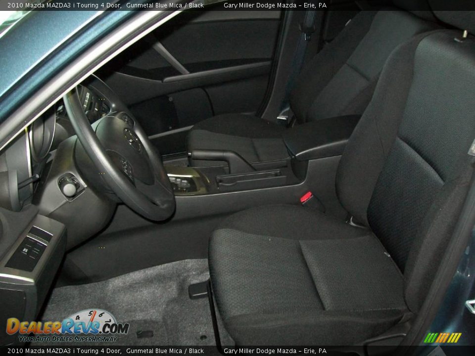 2010 Mazda MAZDA3 i Touring 4 Door Gunmetal Blue Mica / Black Photo #12