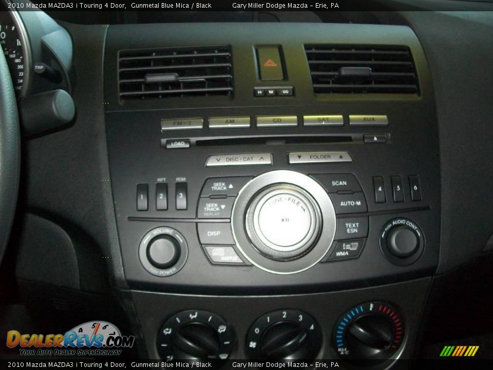 2010 Mazda MAZDA3 i Touring 4 Door Gunmetal Blue Mica / Black Photo #14