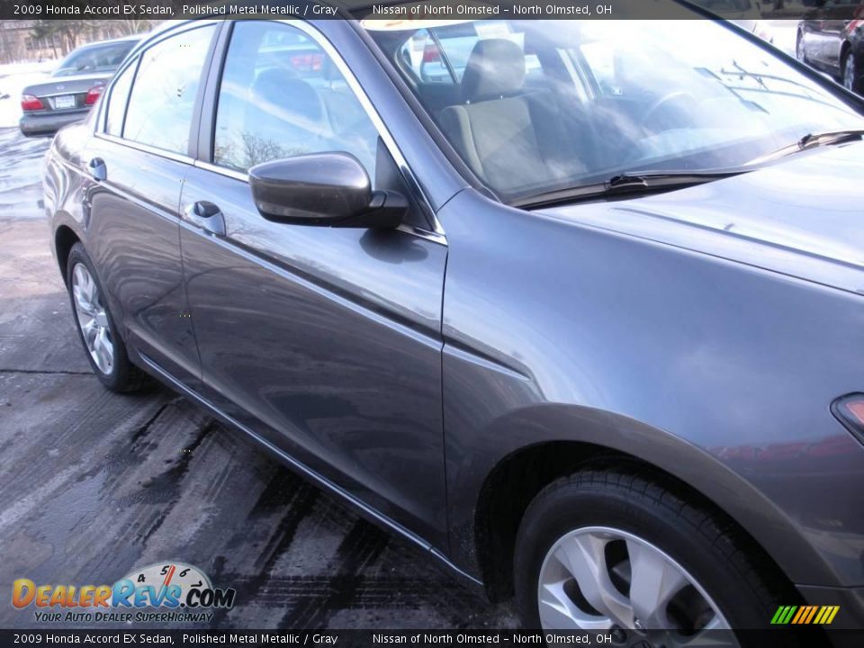 2009 Honda Accord EX Sedan Polished Metal Metallic / Gray Photo #4