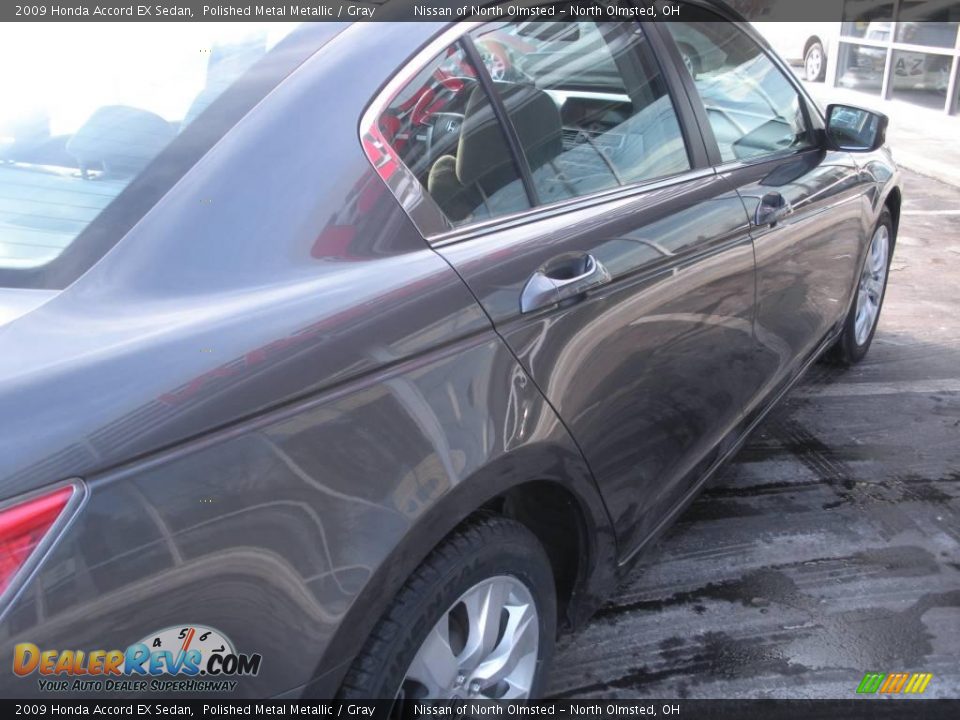 2009 Honda Accord EX Sedan Polished Metal Metallic / Gray Photo #5