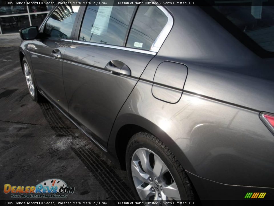 2009 Honda Accord EX Sedan Polished Metal Metallic / Gray Photo #7