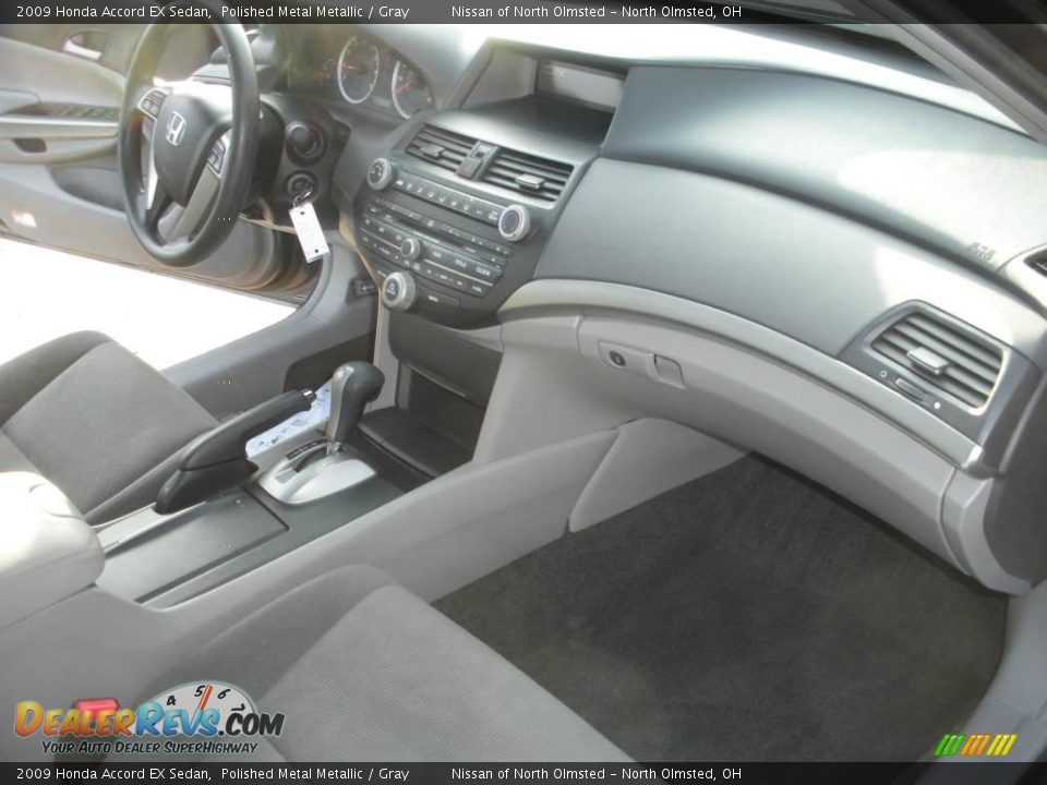 2009 Honda Accord EX Sedan Polished Metal Metallic / Gray Photo #15