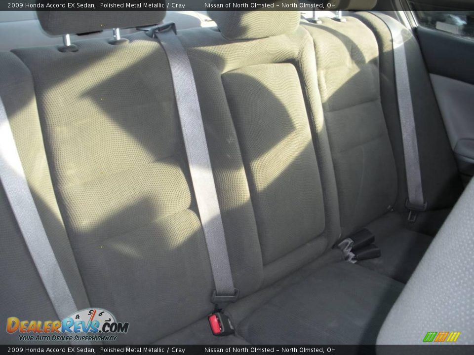 2009 Honda Accord EX Sedan Polished Metal Metallic / Gray Photo #17