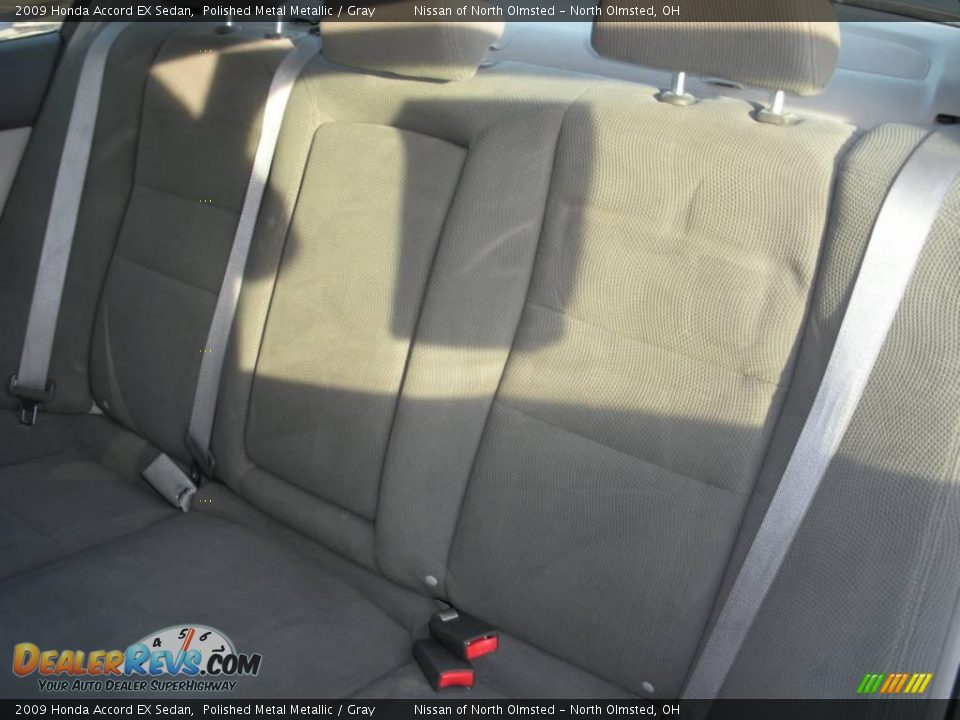 2009 Honda Accord EX Sedan Polished Metal Metallic / Gray Photo #18